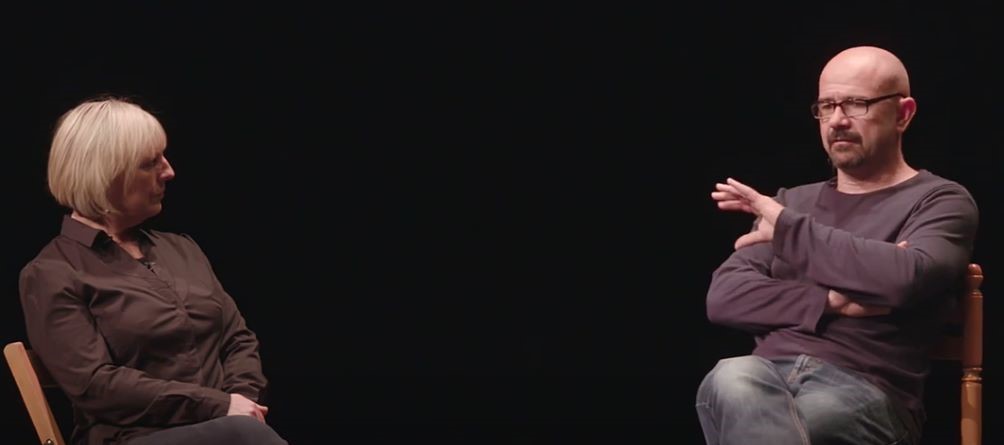 Live performance photo with actors Jacki Lye and Chris Connel